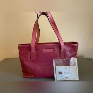 Gucci Small Tote Bag. Authenticity Certificate!
